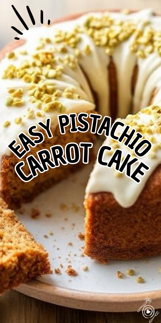Easy Pistachio Carrot Cake