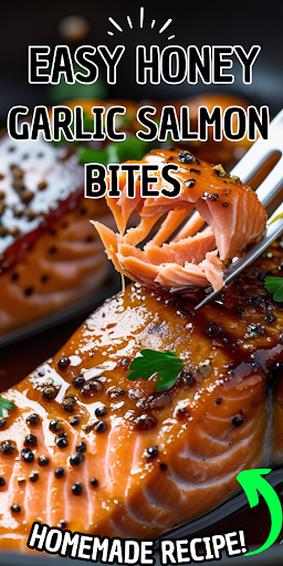 Easy Honey Garlic Salmon Bites