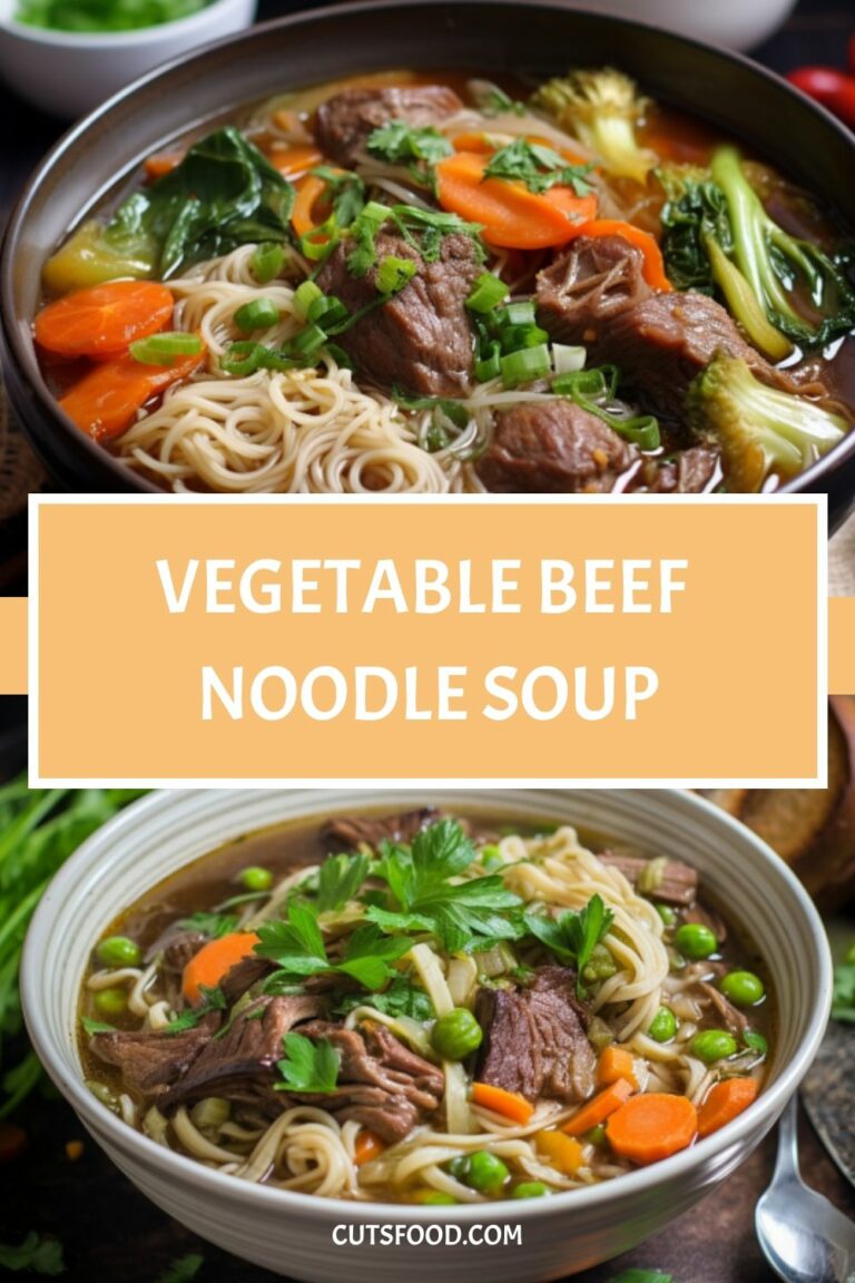 Vegetable Beef Noodle Soup