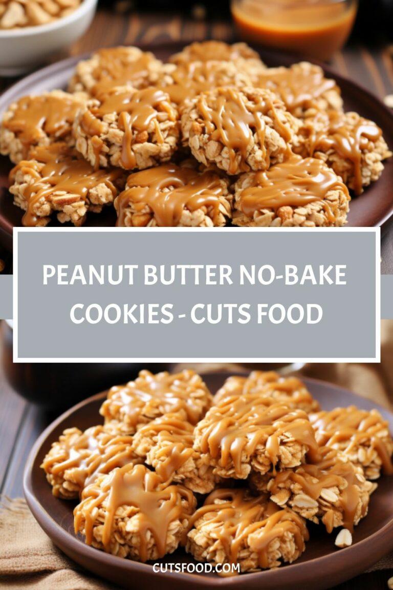 Peanut Butter No-Bake Cookies – Cuts Food
