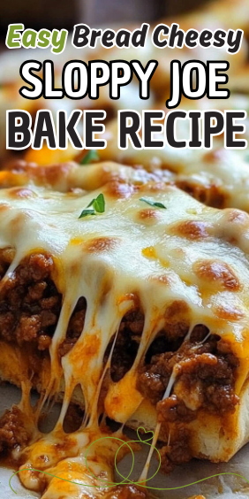 Easy Bread Cheesy Sloppy Joe Bake