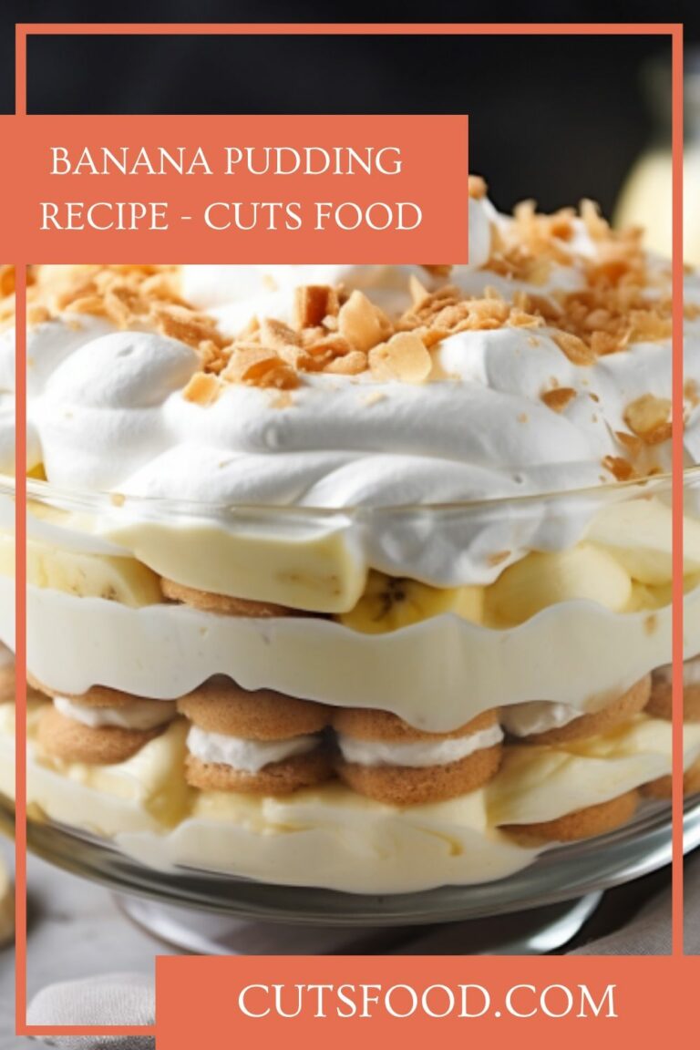 Banana Pudding Recipe – Cuts Food