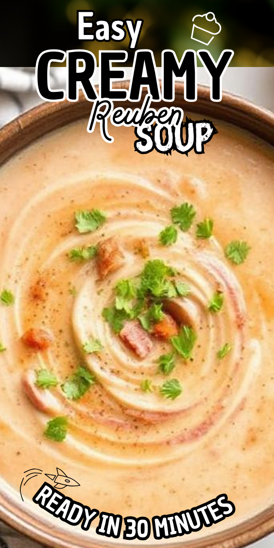Easy Creamy Reuben Soup