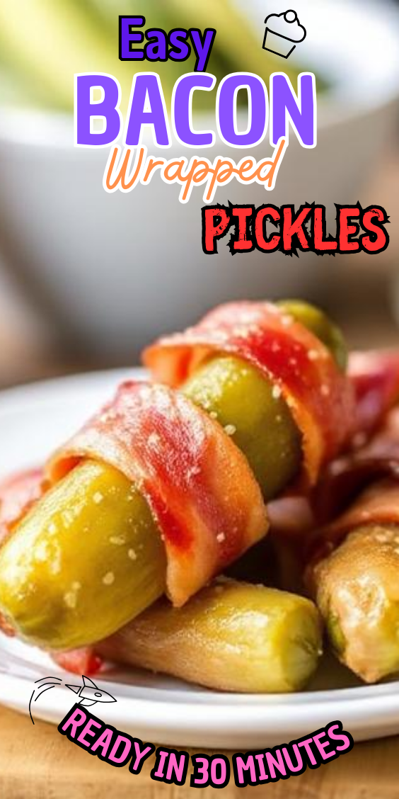 Easy Bacon Wrapped Pickles
