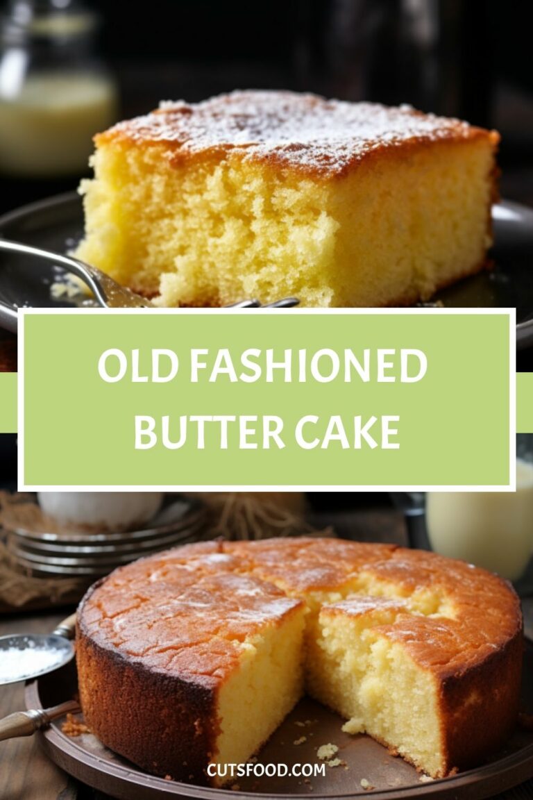 Old Fashioned Butter Cake