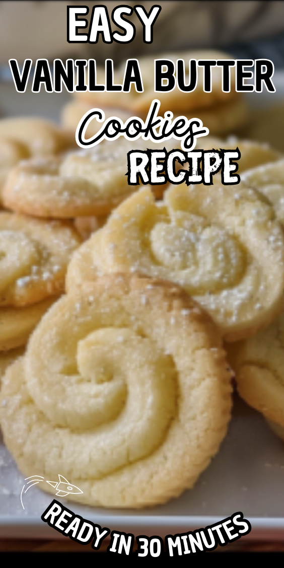 Easy Vanilla Butter Cookies