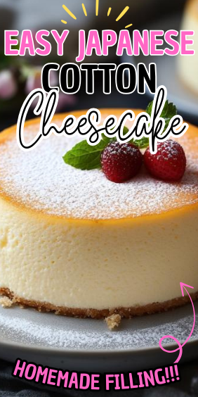 Easy Japanese Cotton cheesecake
