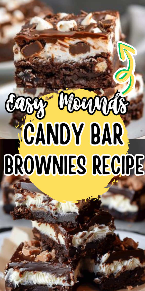 Easy Mounds Candy Bar Brownies