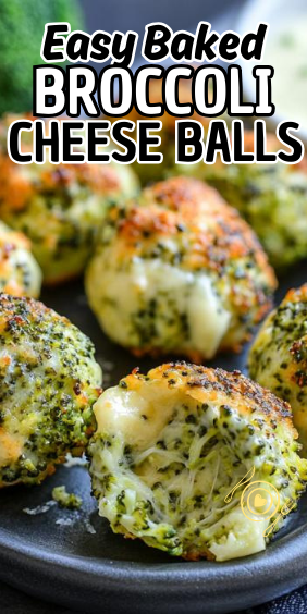 Easy Baked Broccoli Cheese Balls