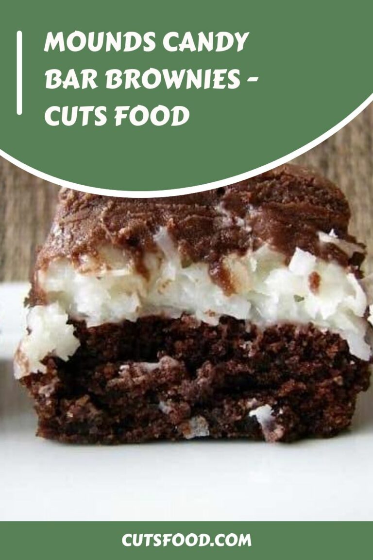Mounds Candy Bar Brownies – Cuts Food