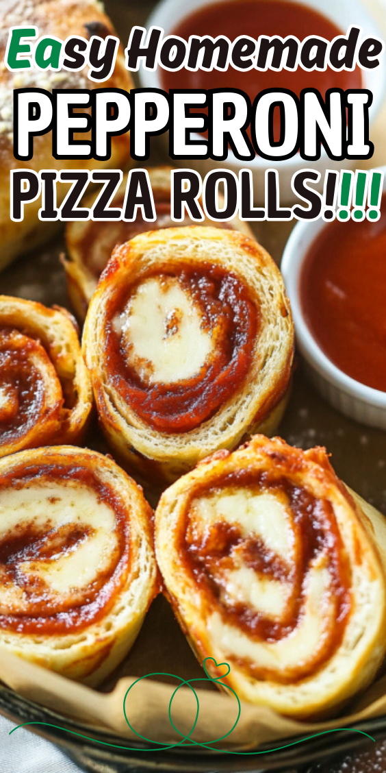Easy Homemade Pepperoni Pizza Rolls