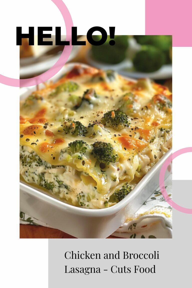 Chicken and Broccoli Lasagna – Cuts Food