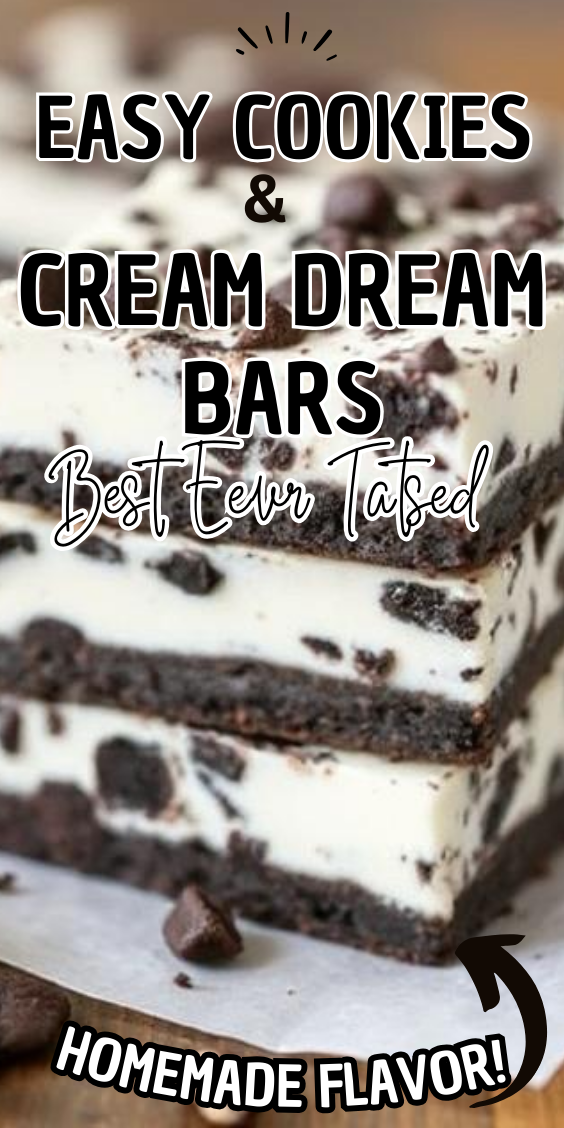 Easy Cookies & Cream Dream Bars