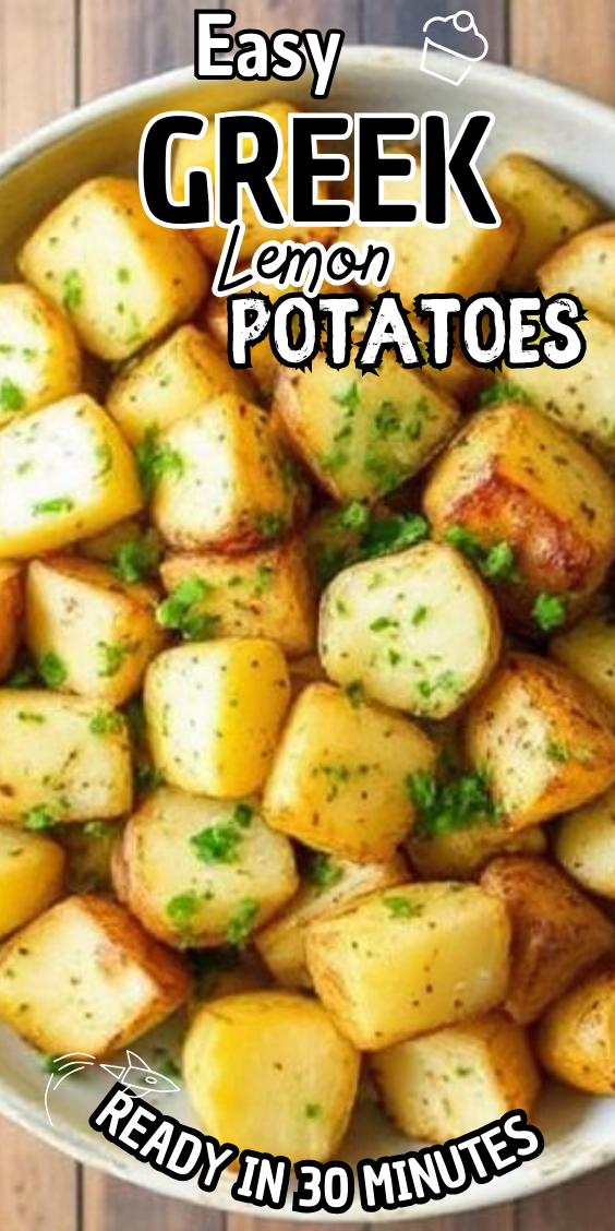 Easy Greek Lemon Potatoes
