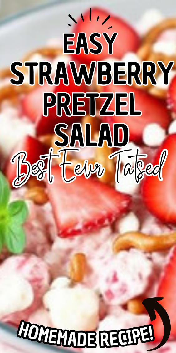 Easy Strawberry Pretzel Salad
