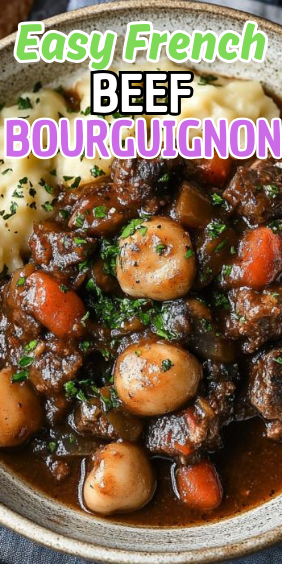 Easy French Beef Bourguignon