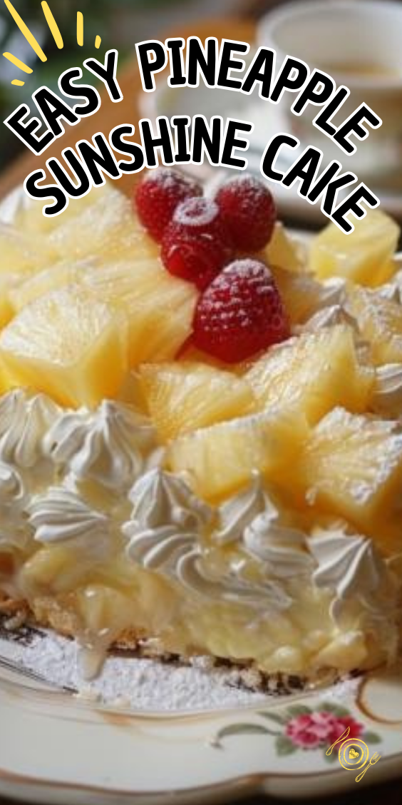 Easy Pineapple Sunshine Cake