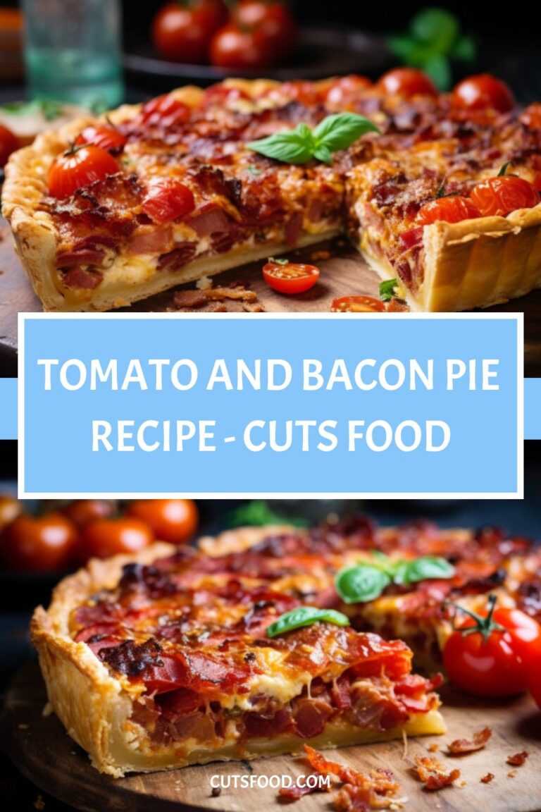 Tomato And Bacon Pie Recipe – Cuts Food