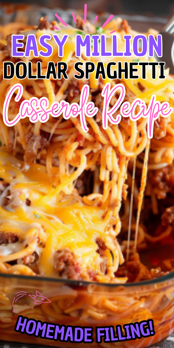 Easy Million Dollar Spaghetti Casserole