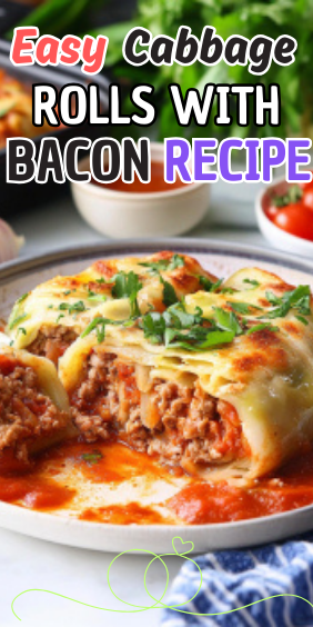 Easy Cabbage Rolls with Bacon