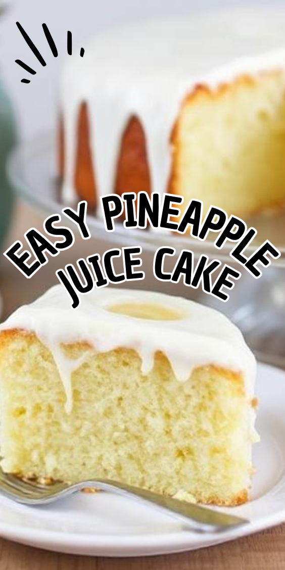 Easy Pineapple Juice Cake