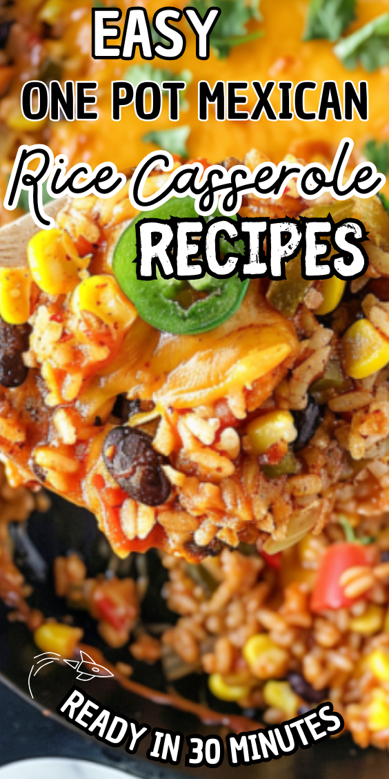 Easy One Pot Mexican Rice Casserole