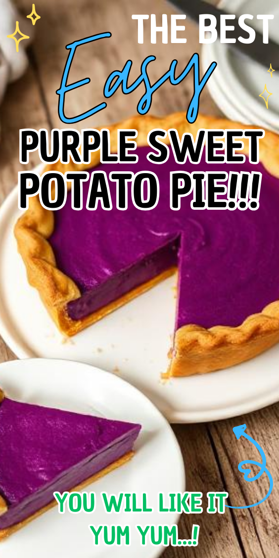 Easy Purple Sweet Potato Pie