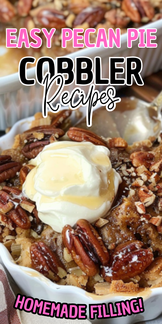 Easy Pecan Pie Cobbler