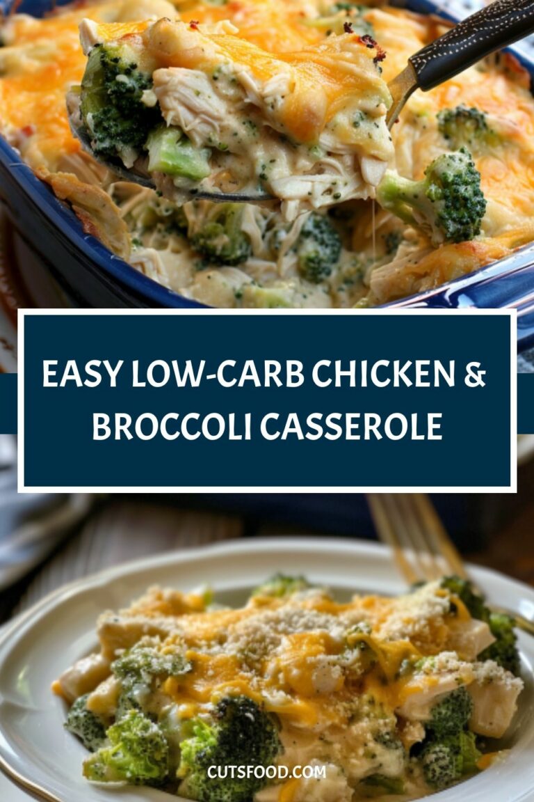 Easy Low-Carb Chicken & Broccoli Casserole