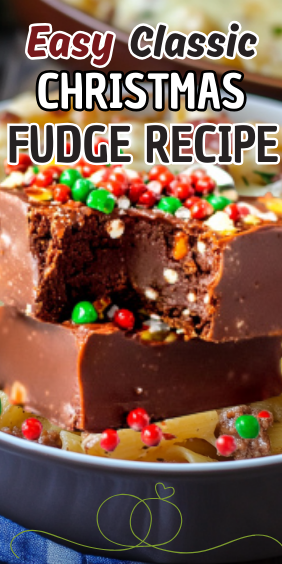 Easy Classic Christmas Fudge