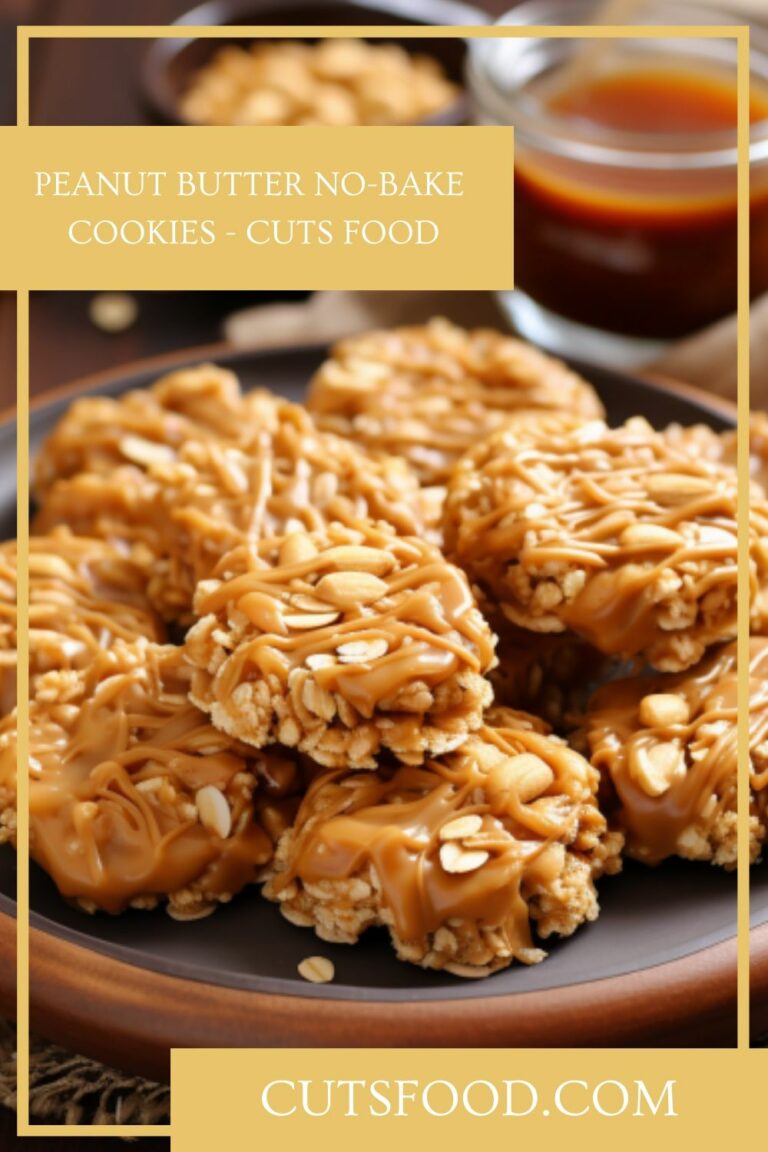 Peanut Butter No-Bake Cookies – Cuts Food