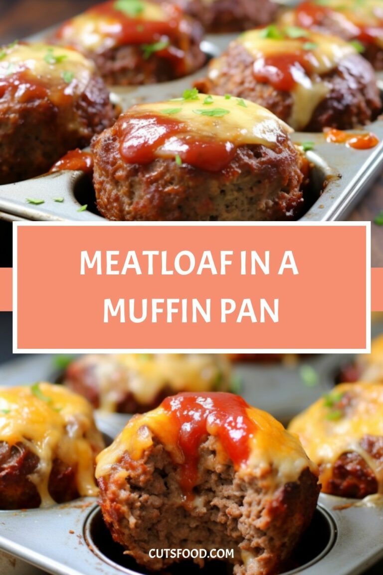 MEATLOAF IN A MUFFIN PAN