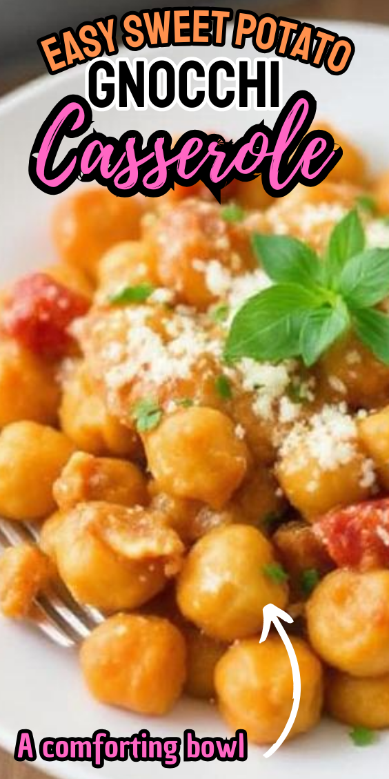 Easy Sweet Potato Gnocchi Casserole