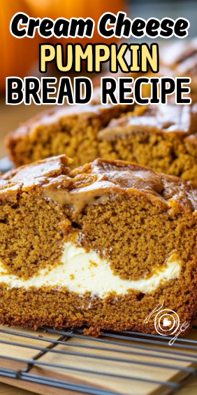 Easy Cream Cheese Pumpkin Bread