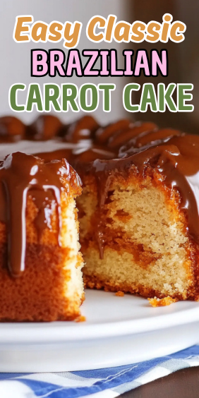 Easy Classic Brazilian Carrot Cake