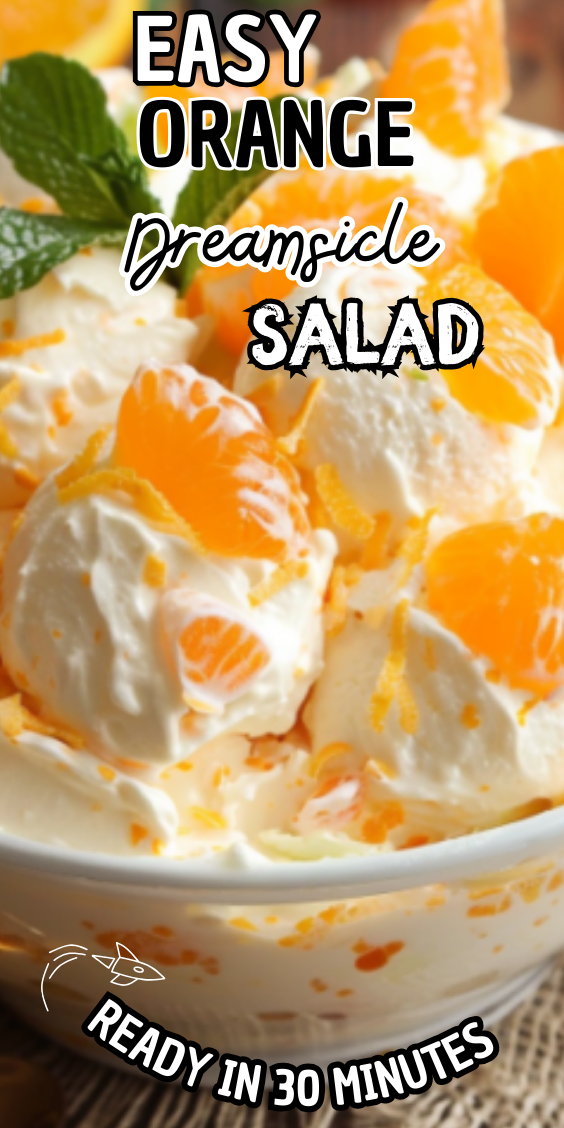 Easy Orange Dreamsicle Salad