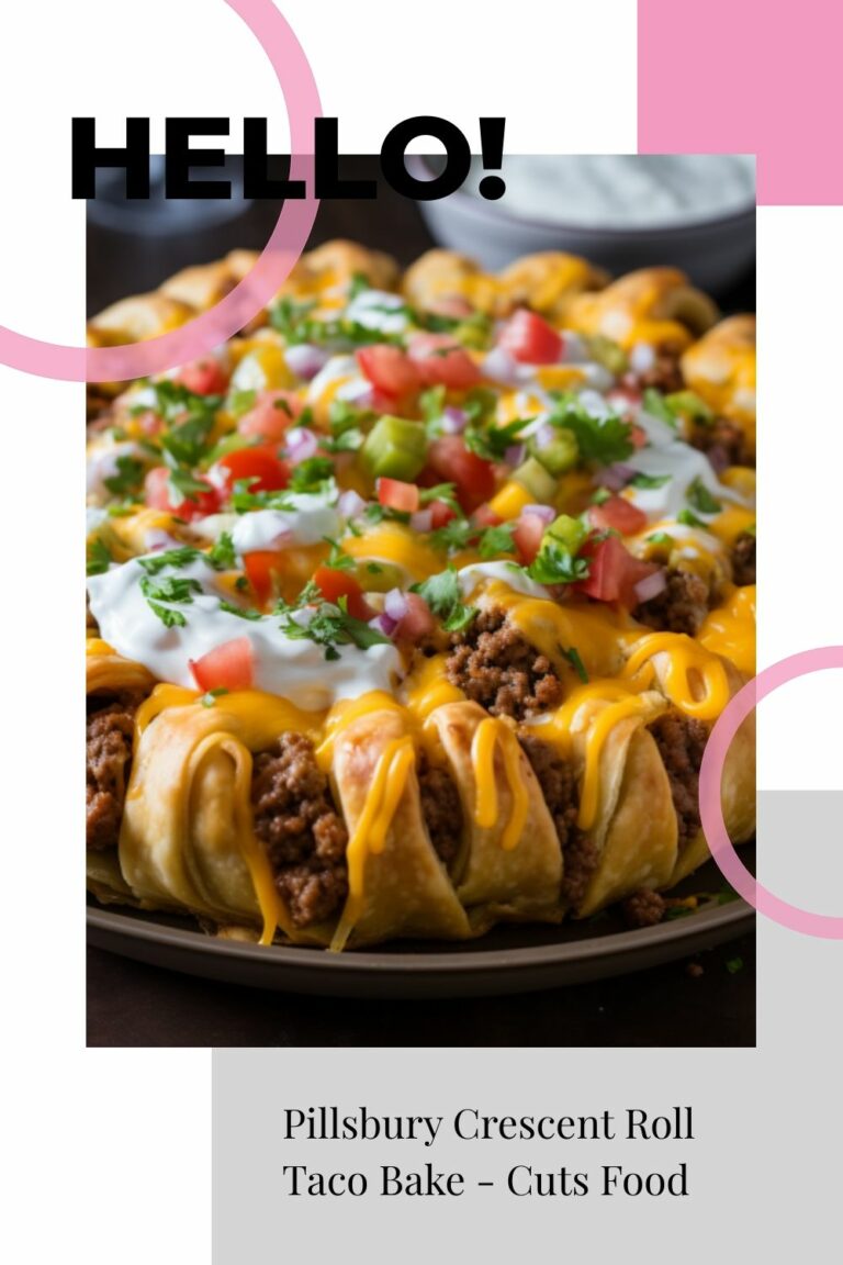Pillsbury Crescent Roll Taco Bake – Cuts Food