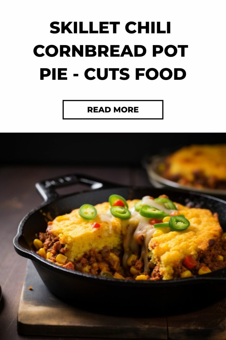 Skillet Chili Cornbread Pot Pie – Cuts Food