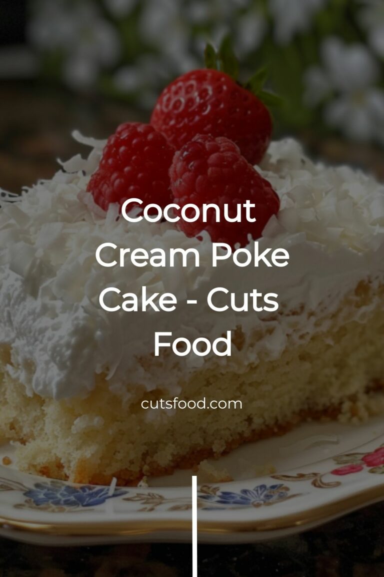 Coconut Cream Poke Cake – Cuts Food