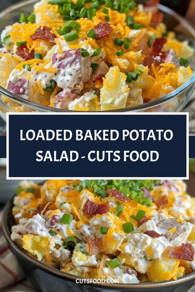 Loaded Baked Potato Salad – Cuts Food