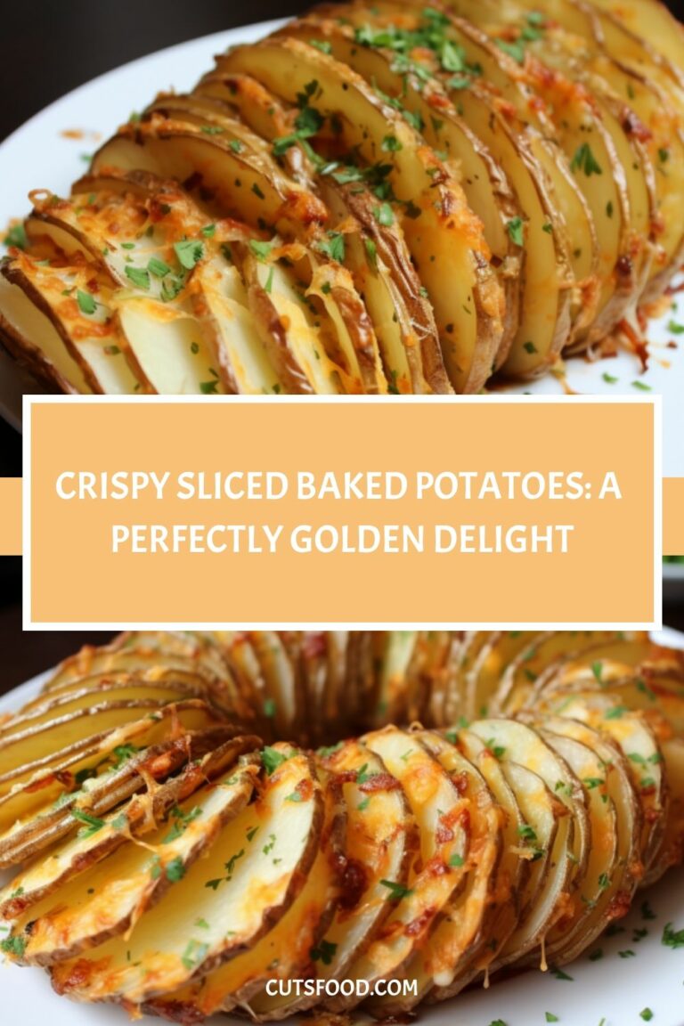 Crispy Sliced Baked Potatoes: A Perfectly Golden Delight
