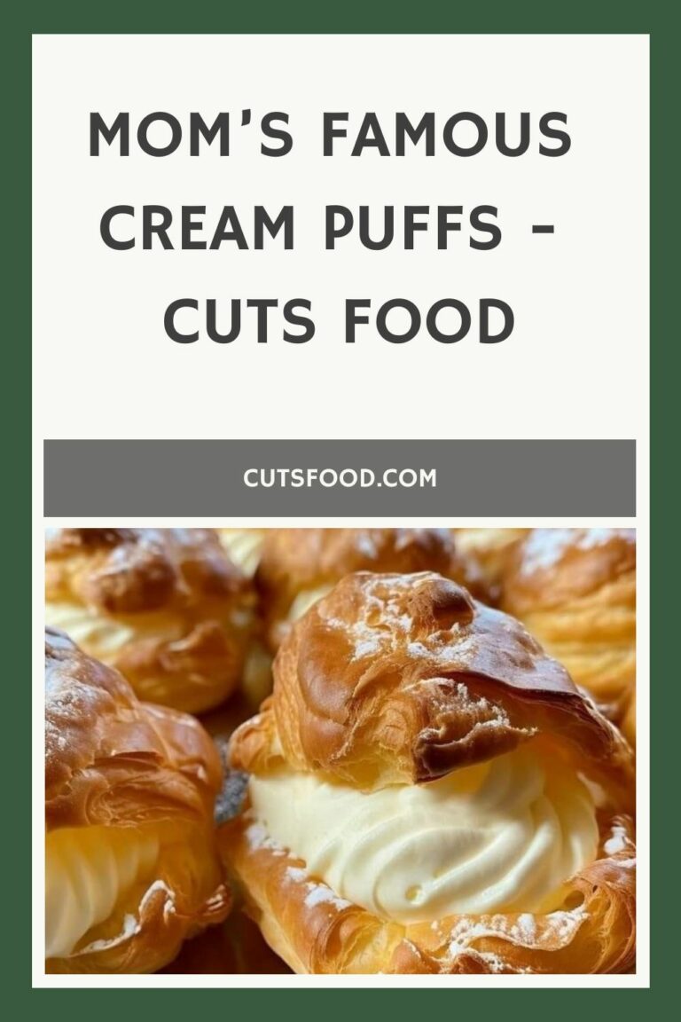 Mom’s Famous Cream Puffs – Cuts Food