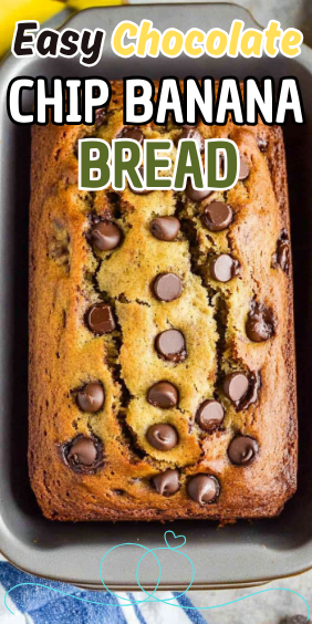 Easy Chocolate Chip Banana Bread