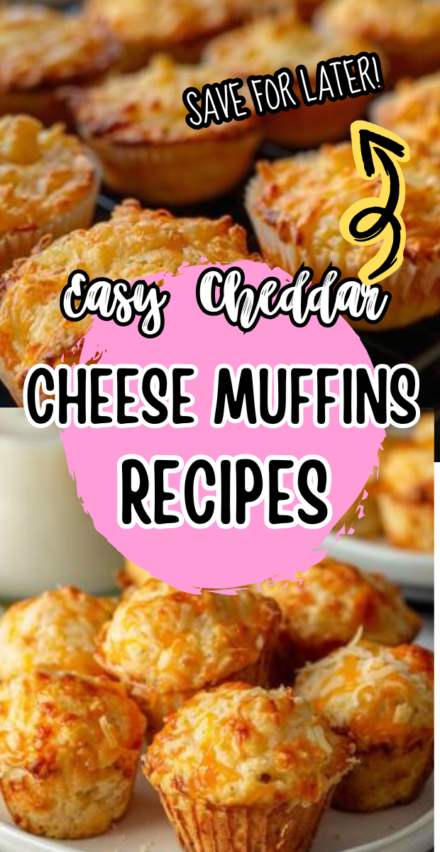 Easy Cheddar Cheese Muffins