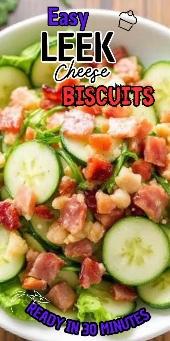 Easy Leek and Cheese Biscuits