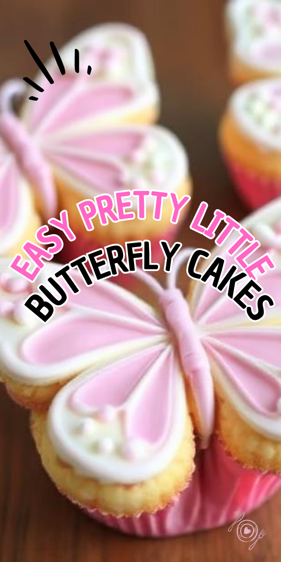 Easy Pretty Little Butterfly Cakes