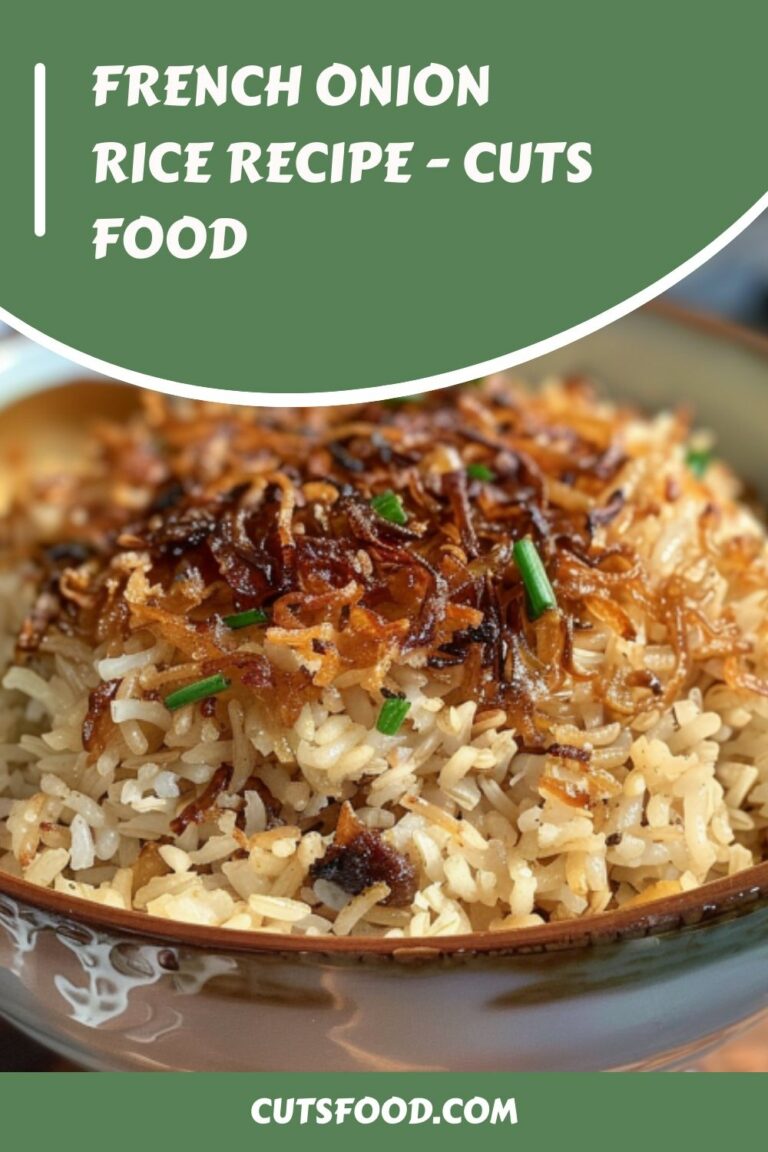 French Onion Rice Recipe – Cuts Food