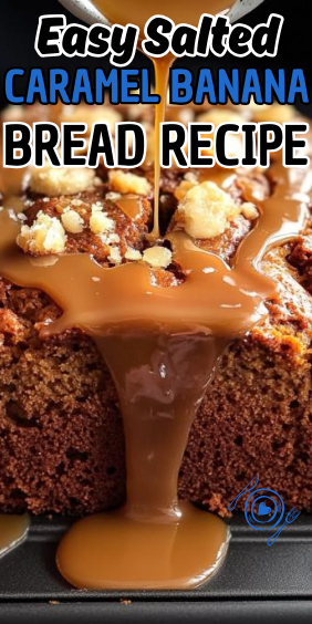 Easy Salted Caramel Banana Bread