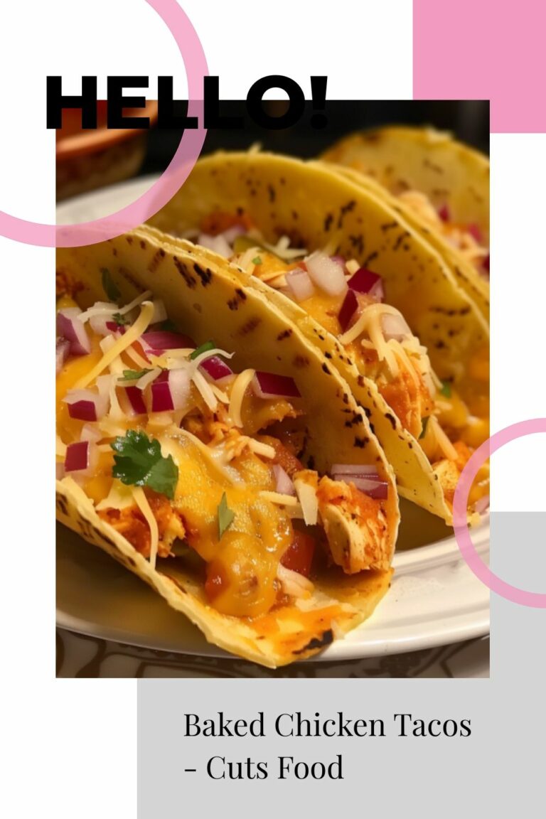 Baked Chicken Tacos – Cuts Food