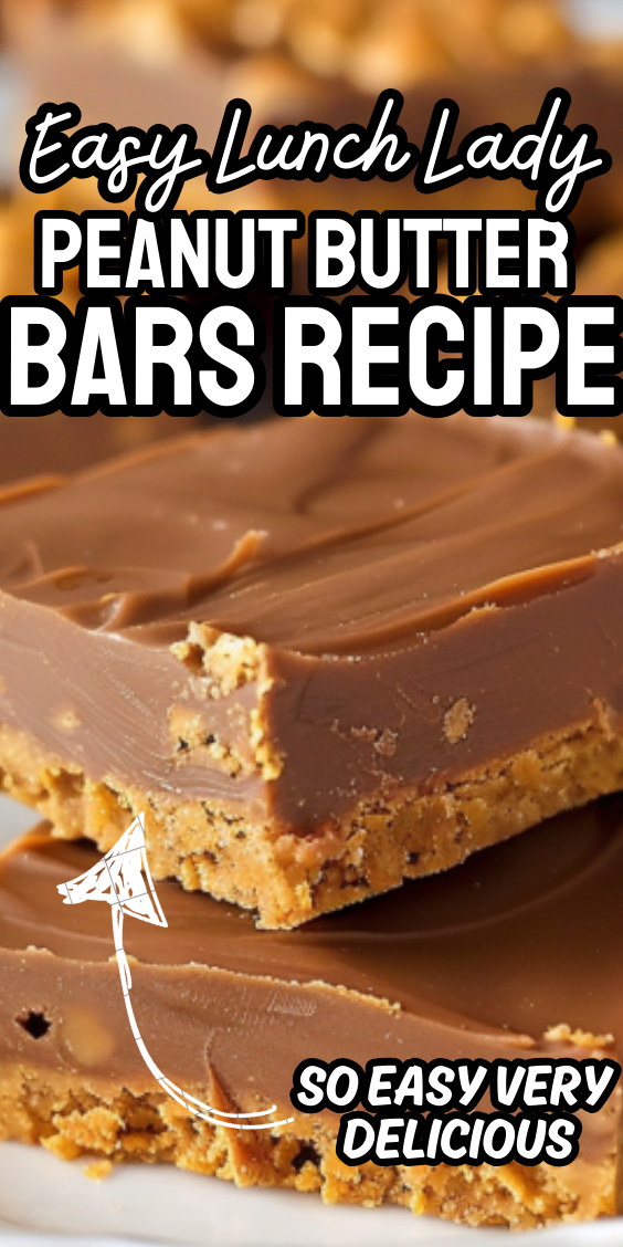 Easy Lunch Lady Peanut Butter Bars